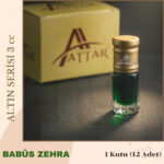 BABÜS ZEHRA - Attar Altın Serisi, Alkolsüz Esans, 3 ml, - 1 Kutu (12 Adet)