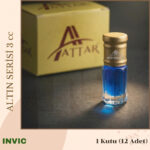 INVIC - Attar Altın Serisi, Alkolsüz Esans, 3 ml, - 1 Kutu (12 Adet)