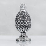 Ananas Esmaül Hüsnalı - Gümüş Renk - Ebat : 8 X 20 cm.