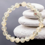 Sitrin Doğal Taş Bileklik - 8 mm.