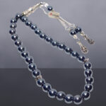 Hematit Doğal Taş Tesbih 33'lük - 8 mm.