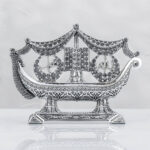 Hilal Gemi Esmaül Hüsnalı - Gümüş Renk - Ebat : 34 x 26 cm