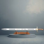 Kılıç, Dekoratif Amaçlıdır, Çelik, OSMAN - 70 cm.