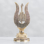 Lale Esmaül Hüsna Allah Lafızlı - Altın Renk - Ebat : 10 X 22 Cm.