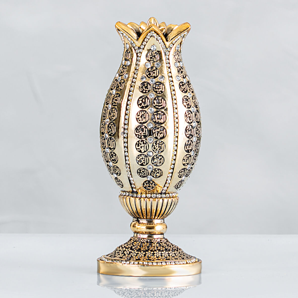 Lale Esmaül Hüsnalı - Altın Renk - Ebat 8 x 20 cm. - YC593 Lale Esmaül Hüsnalı - Altın Renk - Ebat : 8 x 20 cm. - Görsel 1