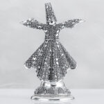 Semazen - Gümüş Renk - Ebat : 12 x 20 cm.