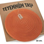 Tablet Teyemmüm Taşı, Kızıl Topraktan Üretilmiştir - 21 cm.