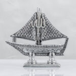 Yelken Esmaül Hüsna Allah Lafzı - Gümüş Renk - Ebat : 27 x 25 cm.