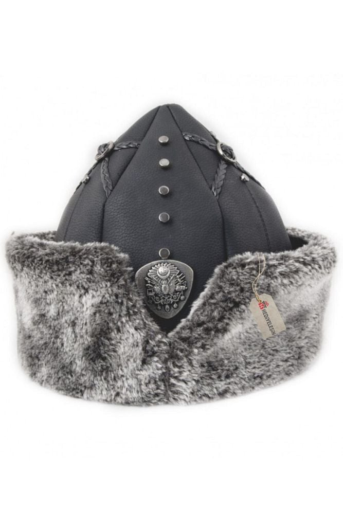 BÖRK, KALPAK, Geleneksel Kayı Alp Şapkası, Siyah - 2002