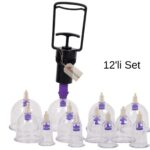 Hacamat Kupa Seti ve Pompası - 12 Kupalı - 1 SET