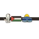 Hanzala, Kudüs, Filistin Bilekliği - Siyah - 3 ADET