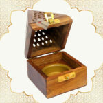 Tütsülük, Piramit Ahşap Küçük Konik Tütsü Yakma Kutusu