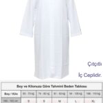 Sade Cübbe Imam Cübbesi - Beyaz