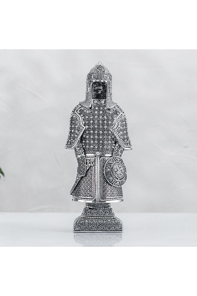 Zırh Esmaül Hüsna Işlemeli - Gümüş Renk - Ebat : 12 X 28 Cm.