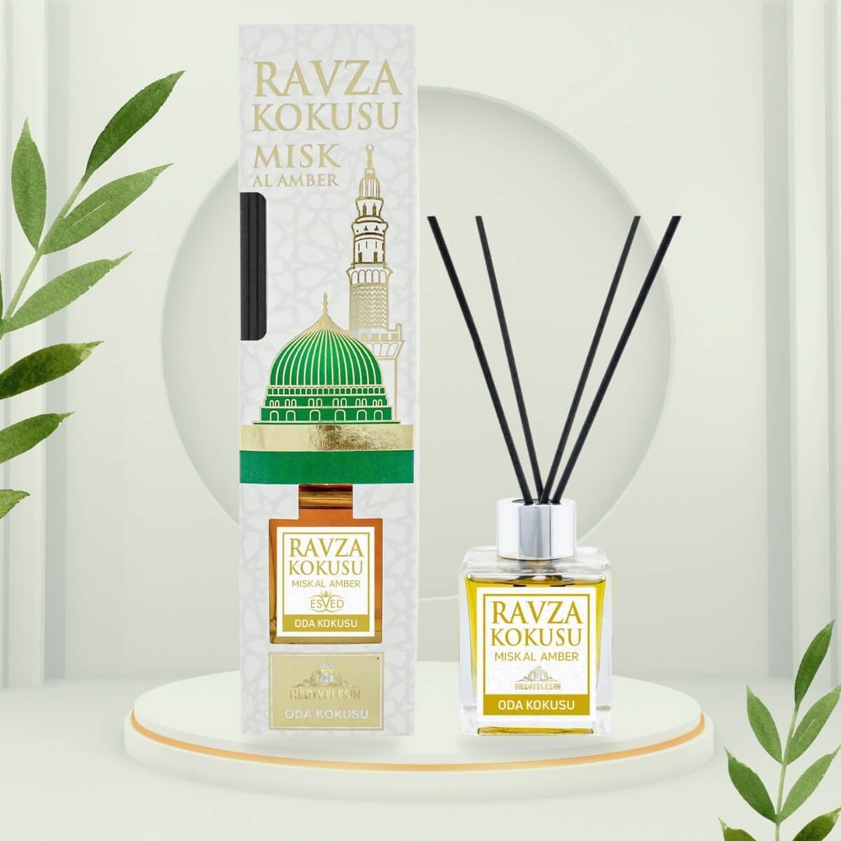 867024c0128f88c340b9f5bf4842a271.jpg MEDİNE RAVZA - Bambu Çubuklu Ortam Kokusu 100 ml. - Görsel 1