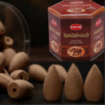 SANDALWOOD - Tütsü, Konik, Geri Akış Şelale - 1 Paket ( 40 ADET )