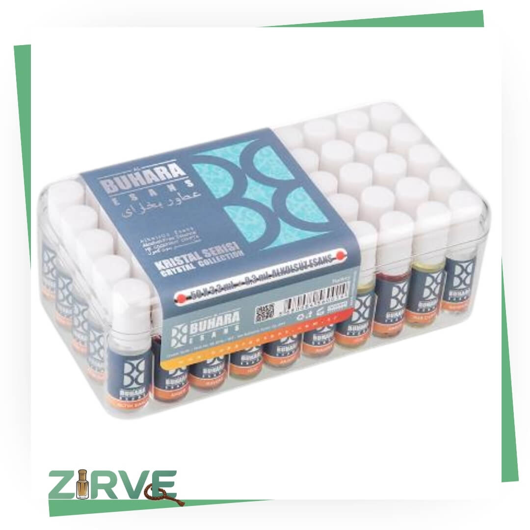 Buhara Kristal Serisi, Alkolsüz, Plastik Kapak, 3.3 ml. - 1 Paket (50 Adet) Buhara Kristal Serisi, Alkolsüz, Plastik Kapak, 3.3 ml. - 1 Paket (50 Adet) - Görsel 1